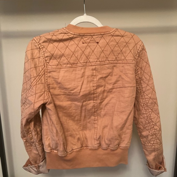 Anthropolgie HEI Bomber linen quilted jacket - Picture 7 of 7